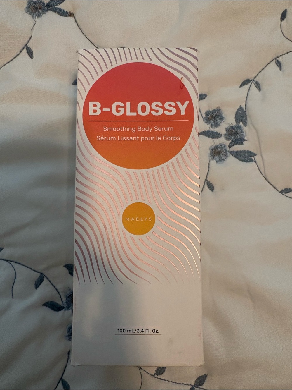 B-GLOSSY Smoothing Body Serum — White & Orange